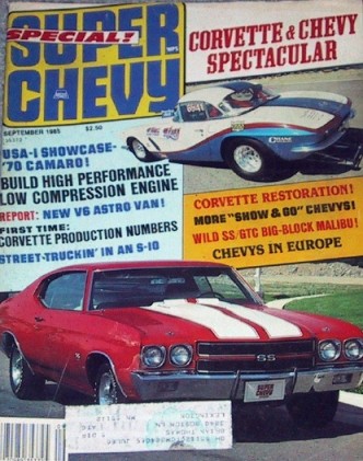 SUPER CHEVY 1985 SEPT - HAWAIIAN PUNCH, VETTE SPECIAL